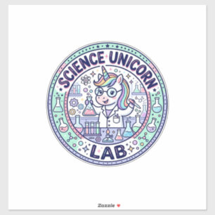 Adesivo Roupas Prontas para POD Unicorn Science Unicorn La