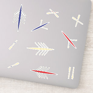 Adesivo Row Boat Red Blue Row Club