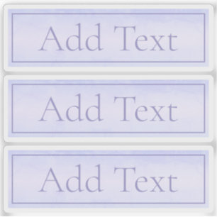 Adesivo Roxo de Lavanda Leve Elegante Personalizável