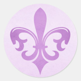 Adesivo Roxo Fleur de lis