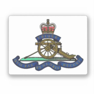 Adesivo Royal Artillery crachá - Reino Unido