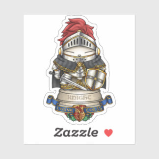 Adesivo Royal Cat Chess Knight Piece