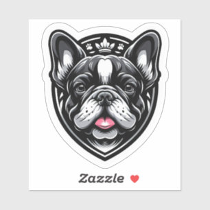 Adesivo Royal French Bulldog Mascot Crest