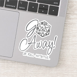 Adesivo RPG Sair   Clássico Fantasy Tabletop Gamer Dice