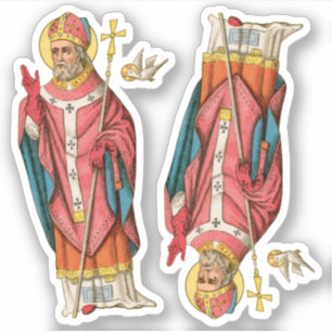 Adesivo Rua. David of Wales (P 001) 2-Up - Contorno