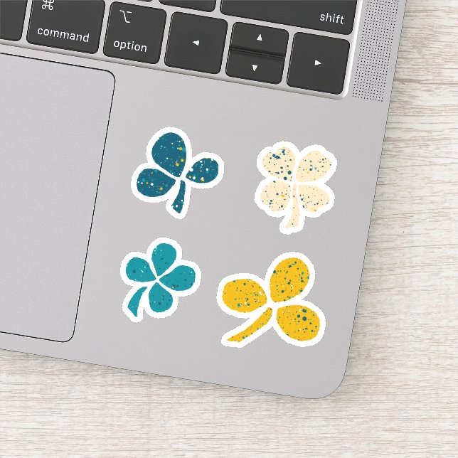 Adesivo Rua de Shamrock do Clover Sortudo. (Detalhe)