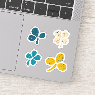 Adesivo Rua de Shamrock do Clover Sortudo do Patrick.