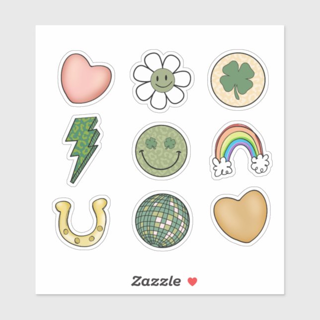 Adesivo Rua, Diversão de Patrick Day (Folha)