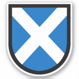 Adesivo Rua, escudo de Andrew, 1 Recorte de Contorno