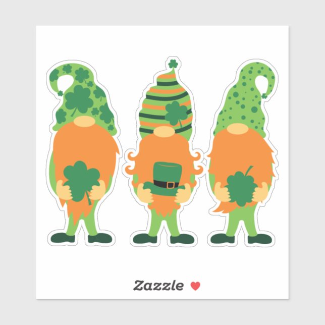 Adesivo Rua, Grnomos do Dia de Patrick-00000 (Folha)