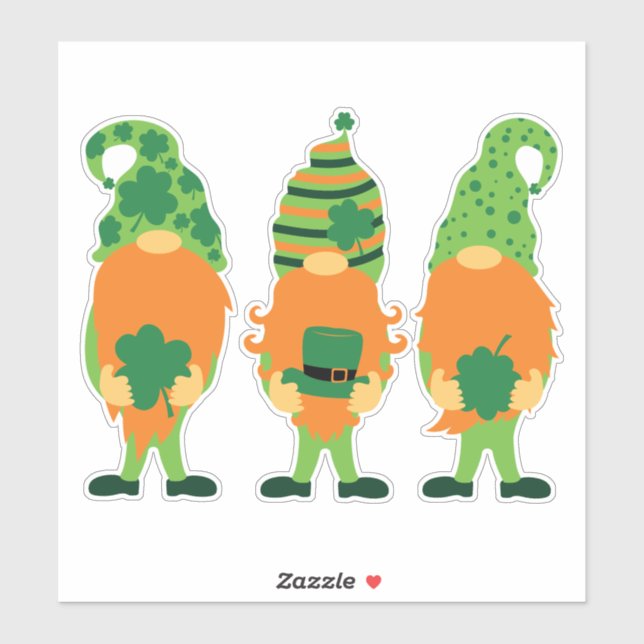 Adesivo Rua, Grnomos do Dia de Patrick-00000 (Folha)