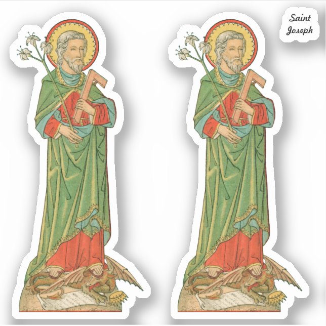 Adesivo Rua. Joseph, Protetor da Igreja (VVP 09) - 2Up (Frente)