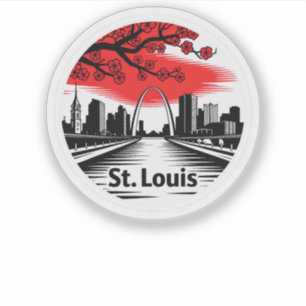 Adesivo Rua: Louis City Missouri USA
