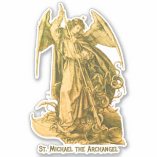 Adesivo Rua Michael Archangel Dourado Renascença Medieval