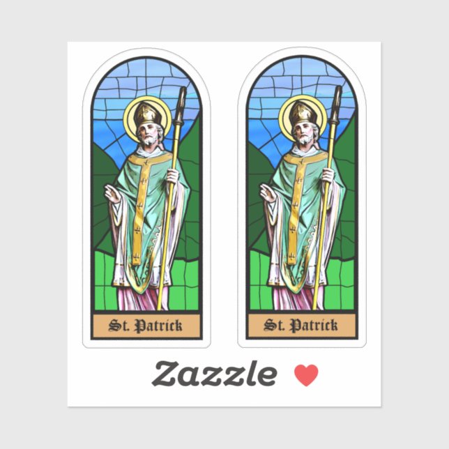 Adesivo Rua Patrick Statue Custom-Cut Vinyl Sticker (Folha)