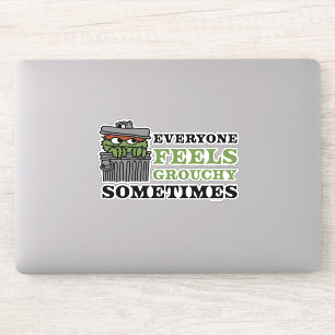 Adesivo Rua Sésamo Oscar o Grouch se sente lacrado