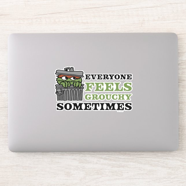 Adesivo Rua Sésamo | Oscar o Grouch se sente lacrado (Computador)