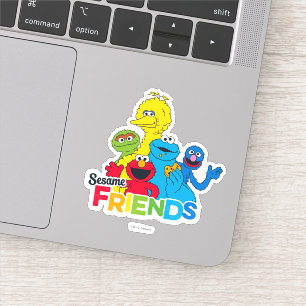 Adesivo Rua Sésamo Sésamo Amigos