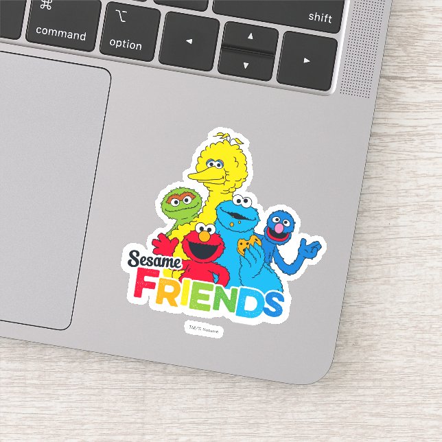 Adesivo Rua Sésamo | Sésamo Amigos (Detalhe)