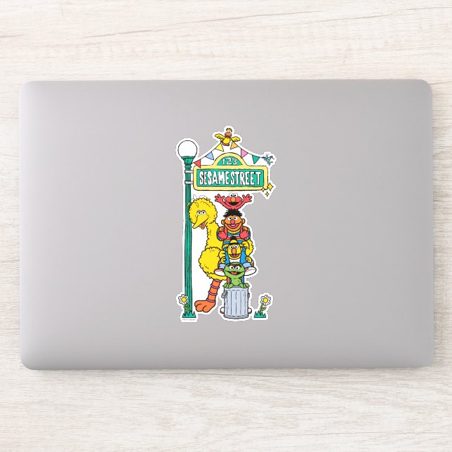 Adesivo Rua Sésamo | Sob o Sésamo Street Sign (Computador)