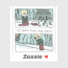 Adesivo Rua: Xenia, tolo para Cristo, Sticker