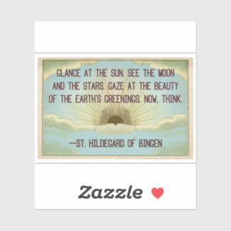 Adesivo Ruas de cartazes do nascer do sol da Vintage. Hild