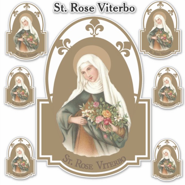 Adesivo Ruas Religiosas. Rosas Viterbo (Frente)