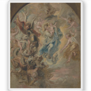 Adesivo Rubens - A Virgem como Mulher do Apocalipse