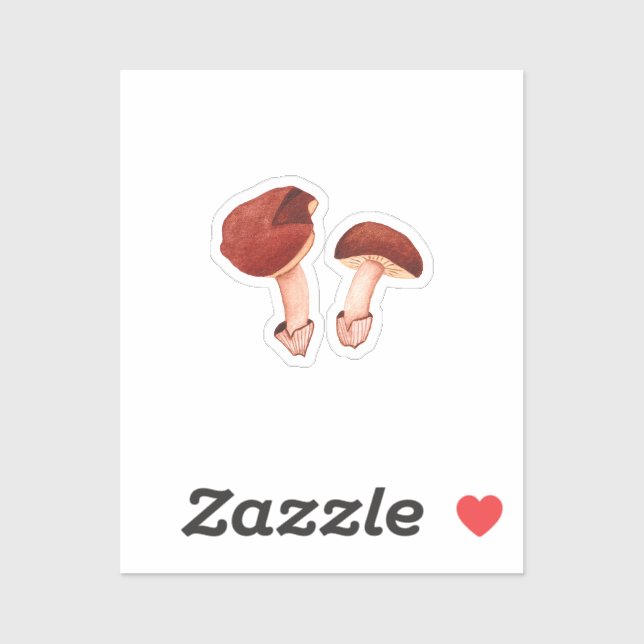 Adesivo Ruby Bolete (Hortiboletus rubellus) (Folha)