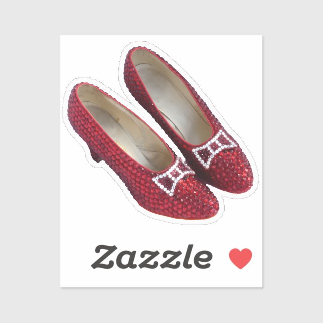 Adesivo Ruby Red Slippers Calçados Wicked Vinyl Sticker! (Folha)