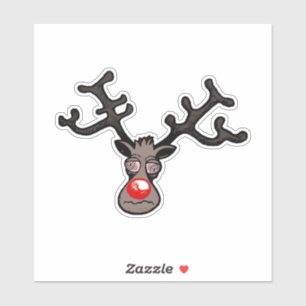 Adesivo Rudolph, a Reindeer