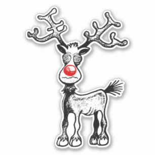 Adesivo Rudolph, a Reindeer
