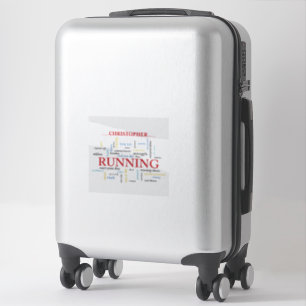 Adesivo Runner com Palavras Personalizadas