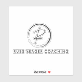 Adesivo Russ Yeager Coaching Signature Logo