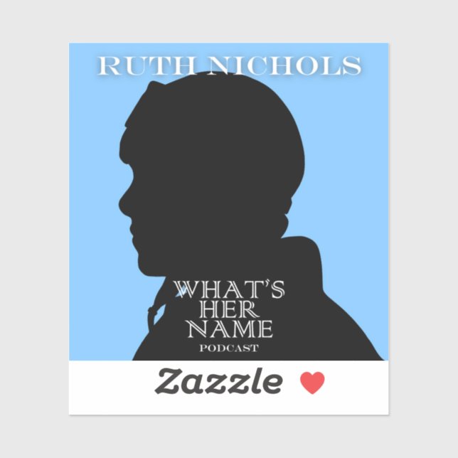 Adesivo Ruth Nichols (Folha)