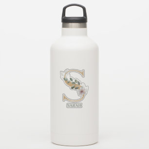 Adesivo S Monograma Floral Personalizado