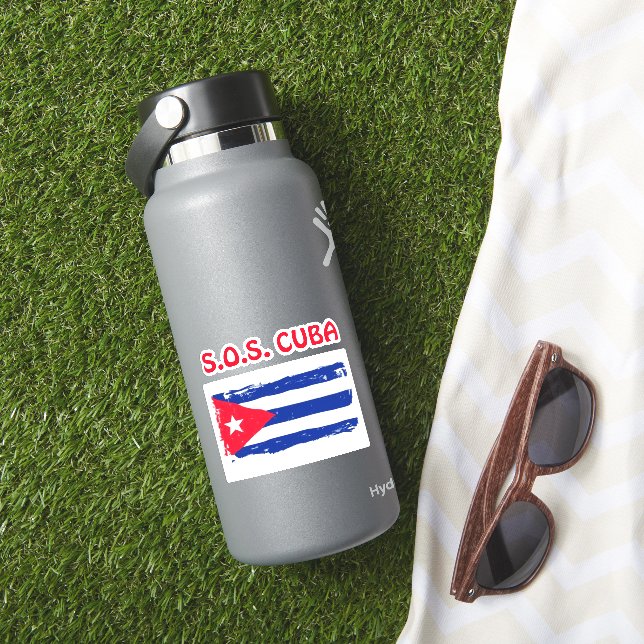ADESIVO S.O.S. CUBA (HydroFlask Insitu)