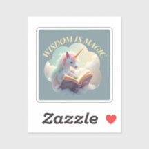 Sabedoria é mágica - Unicórnio giro