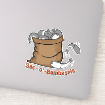 Saco de Sacabambaspis vinil Sticker