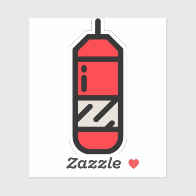 Adesivo saco de socos (Folha)