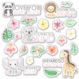 Adesivo Safari Animal Vinyl Stickers