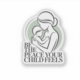 Adesivo Sage Mother Baby Silhouette Mantra