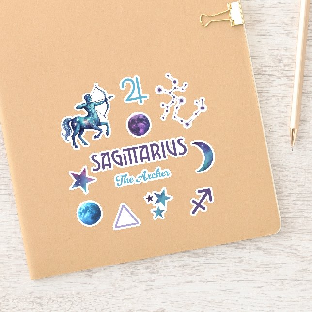 Adesivo Sagittarius Zodiac Sticker Collection (Notebook)