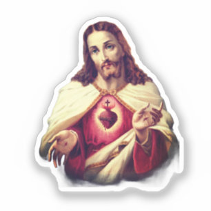 Adesivo Sagrado Coração de Jesus - Portugal