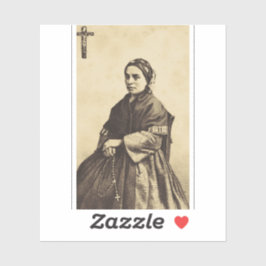 Adesivo Saint Bernadette Soubirous Fine Art