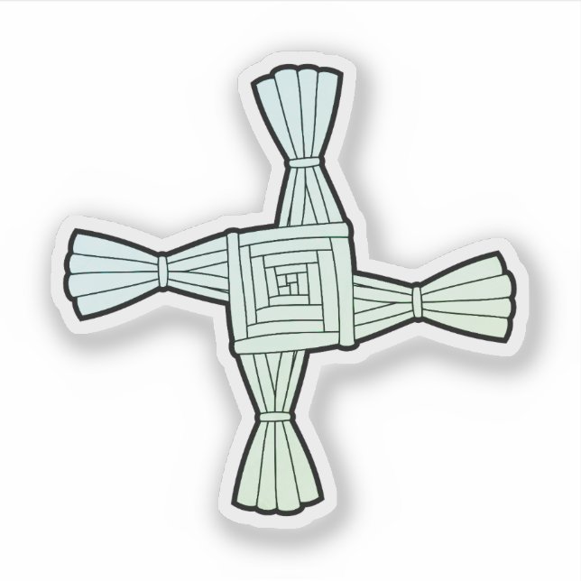 Adesivo Saint Brigid's cross (Frente)
