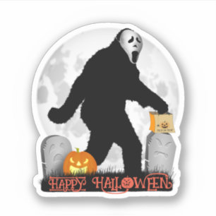 Adesivo Saiu do Halloween