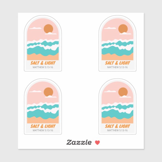 Adesivo Sal E Luz Cristãos (Folha)