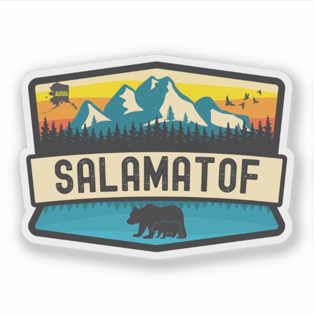 Adesivo Salamatof, Alasca (Frente)