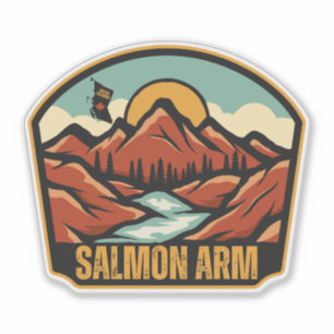 Adesivo Salmon Arm, Colúmbia Britânica